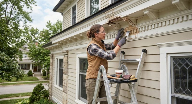 Exterior Molding Repair in Conroe, TX