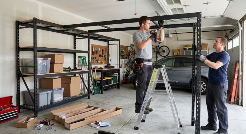 Ceiling Rack Installation in Rockville, MD