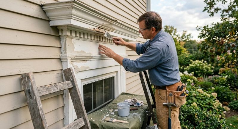 Exterior Window Molding Repair in Wilmington, NC