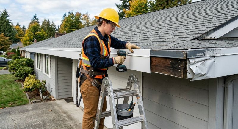 Garage Fascia Repair in Wilmington, NC