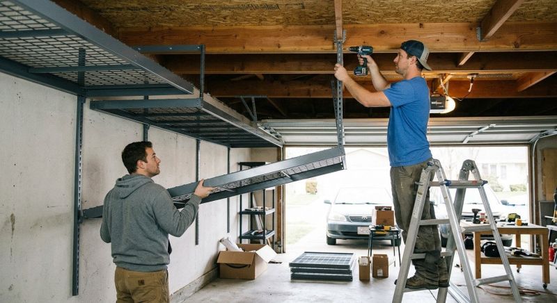 Garage Tool Rack Installation in Rockville, MD