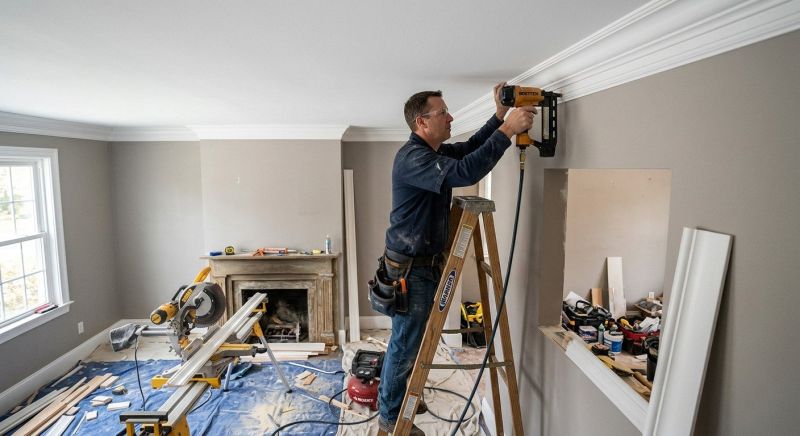 House Molding Installation in Kansas City, KS