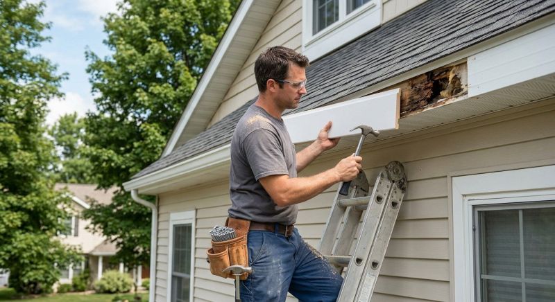 Rotted Fascia Repair in Conroe, TX