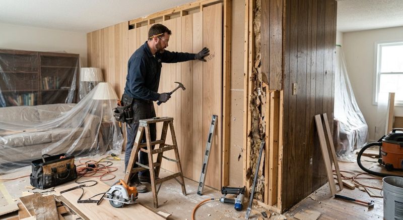 Wall Paneling Installation in Wilmington, NC